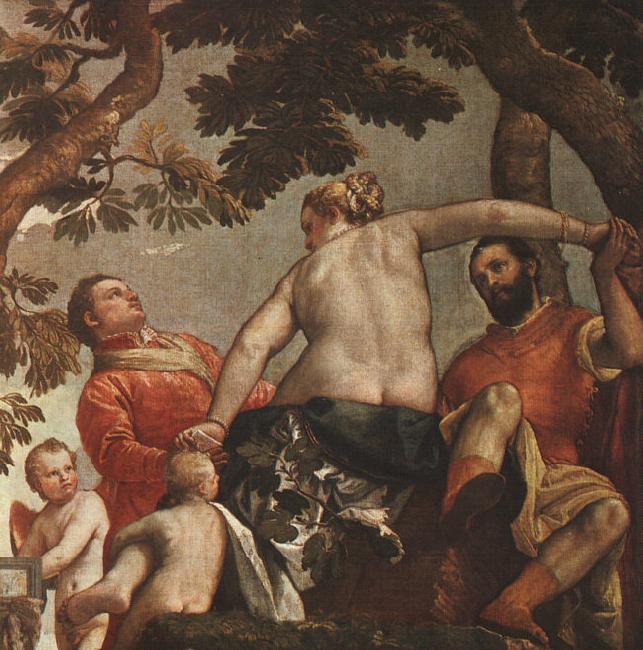 VERONESE (Paolo Caliari) The Allegory of Love: Unfaithfulness wet oil painting picture